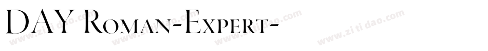 DAY Roman-Expert字体转换